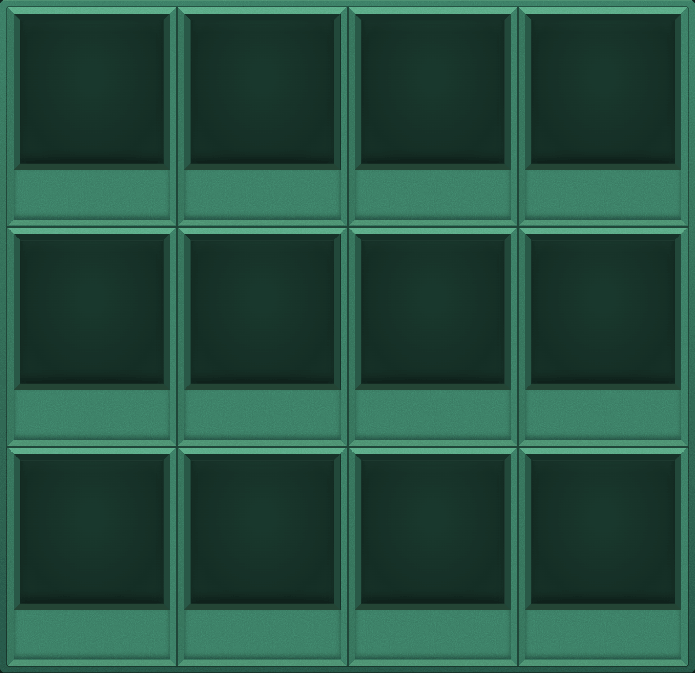 Aurora Mint Display Case (3x4)